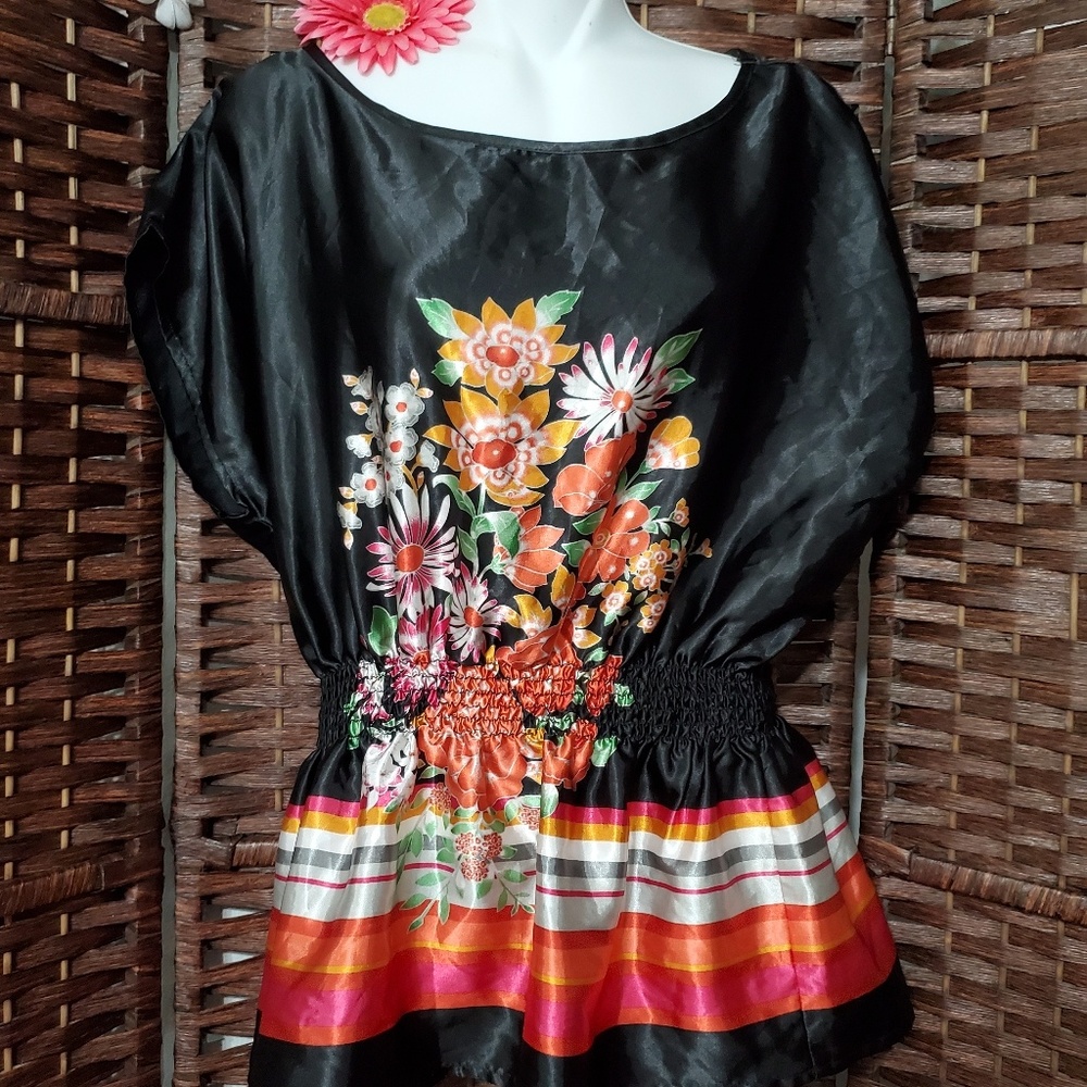 Speechless Blouse 100% Polyester Black B2